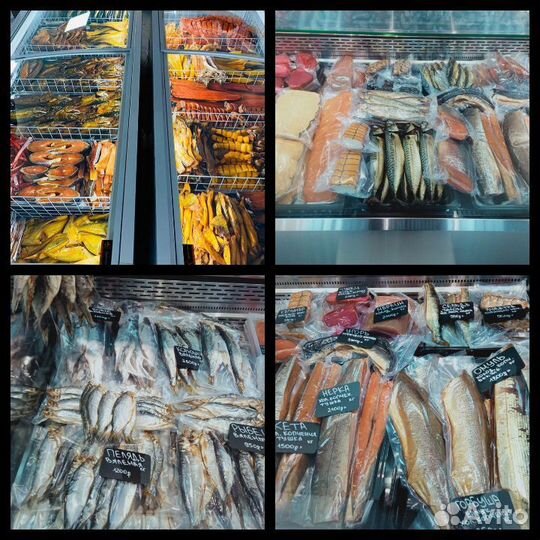 Рыба копчёная соленая и вяленая