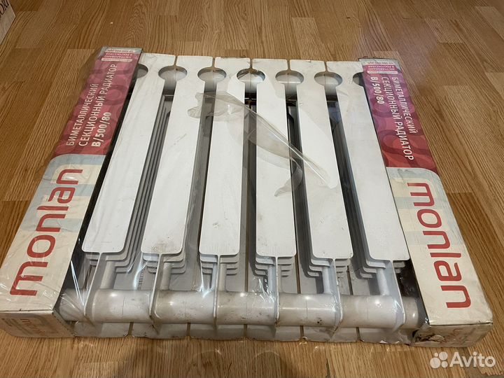 Радиатор отопления Monlan 500/80 новый (8 секций)