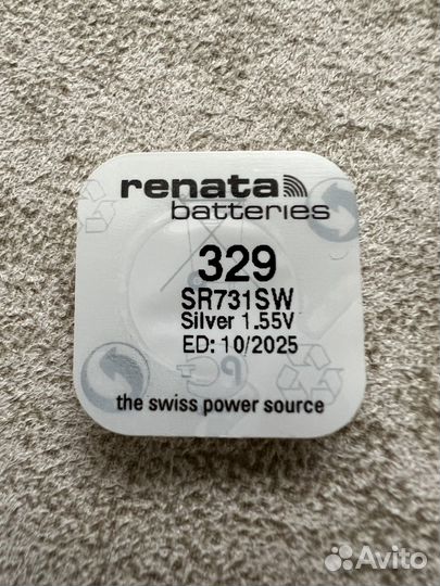 Батарейка Renata 329