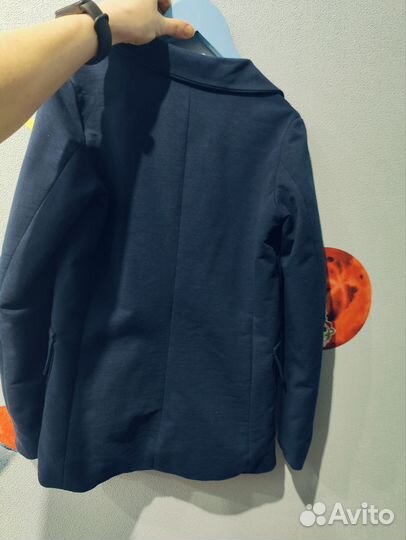 Пиджак трикотажный для мальчика 128-134