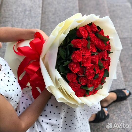 Букеты красных Роз