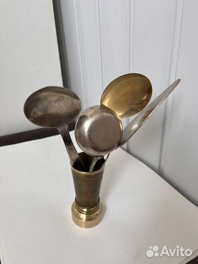 Карандашница старинная Латунь/бронза