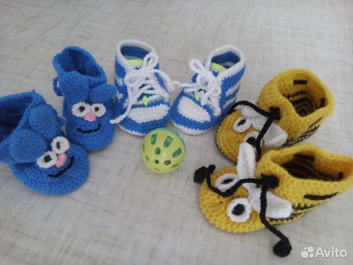 Пинетки и царапки для малышей