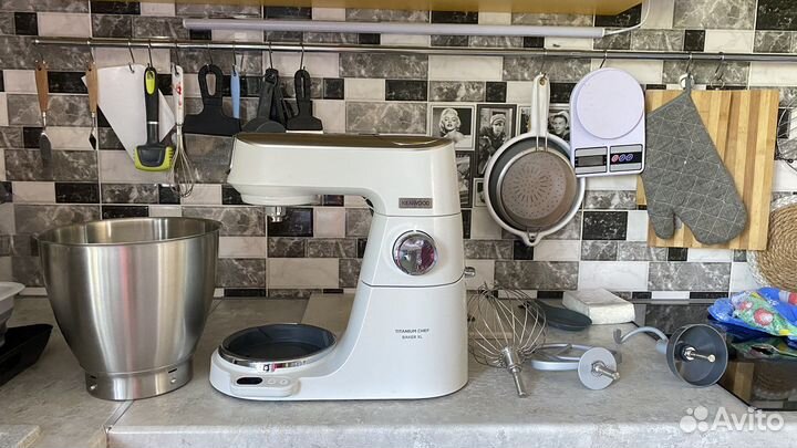 Кухонная машина kenwood titaninium chef baker XL