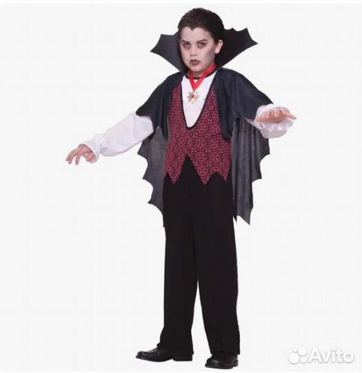Костюм на Хэллоуин. Вампир Хэлоуин. Прокат
