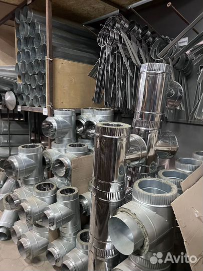 Вентиляционная труба нержавейка оцинковка