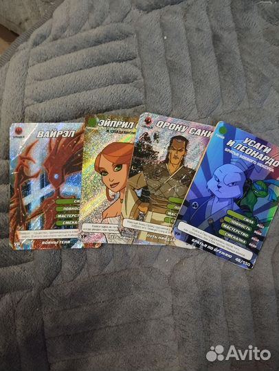 Карточки черепашки ниндзя