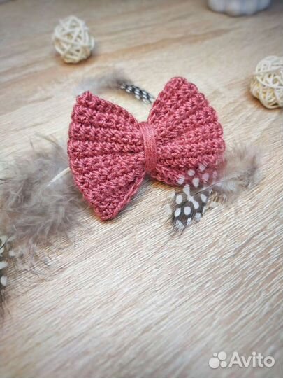 Резинки для волос, бантики, ручная работа