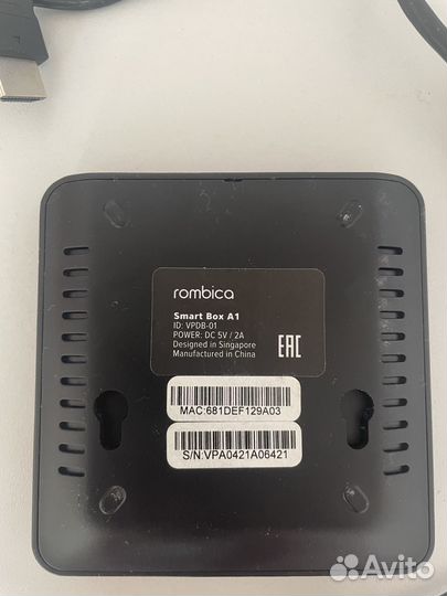 Tv приставка rombica smart box 1a