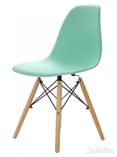 Стул в стиле eames DSW,мятный, 1 шт