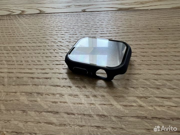 Бампер со стеклом на часы Apple whatch 45 мм