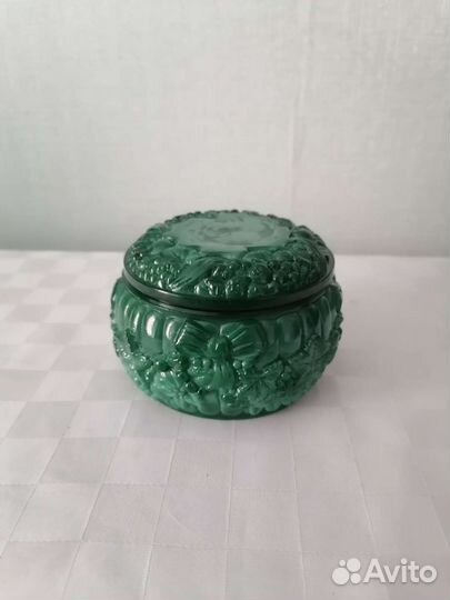 Малахитовое стекло Богемия