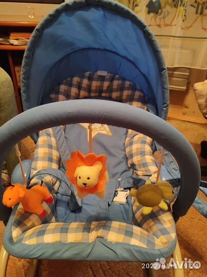 Шезлонг babyton, качалка, ходунки