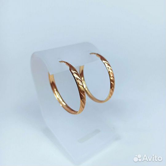 Золотые серьги