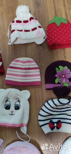 Зимняя шапка, панамка на 1.5 - 4 года