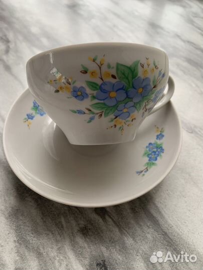 Фарфоровая чашка Дулево СССР