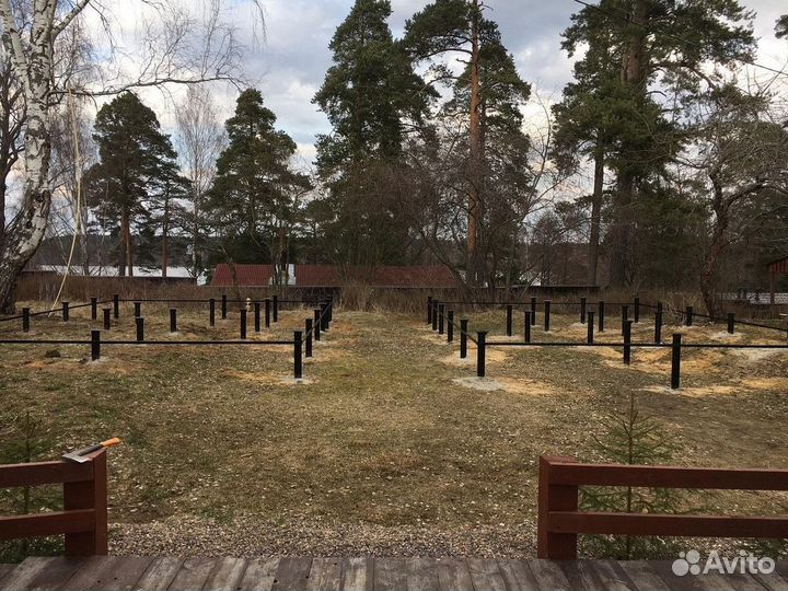 Винтовые сваи для фундамента