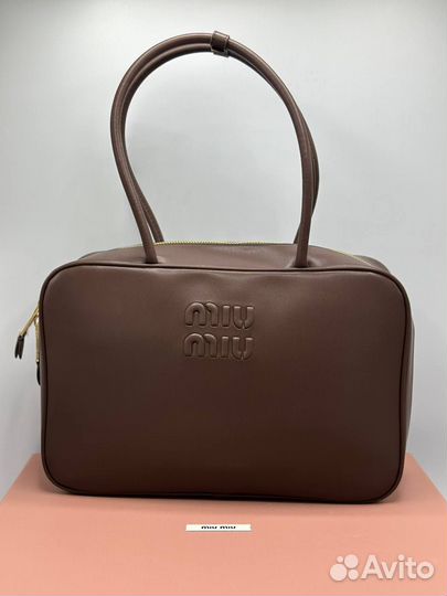 Сумка женская miu miu натуральная кожа