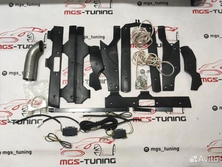 Обвес Modellista Prado 17+ с поворотником черный