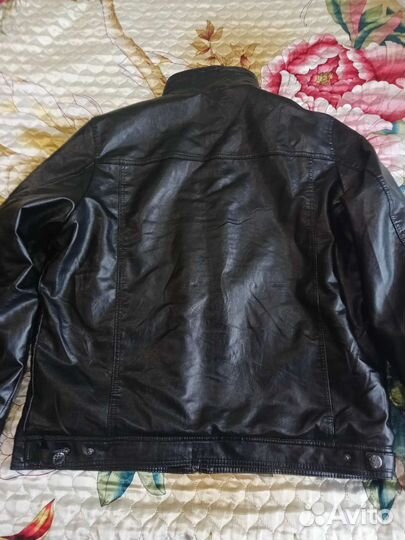 Кожаная куртка мужская