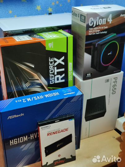 Компьютер Intel i3 12100f/RTX 3050/16GB/512GB SSD