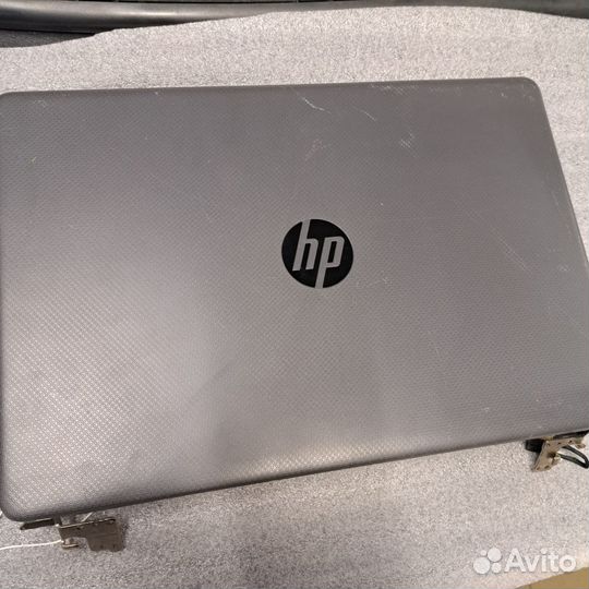 Крышка матрицы серая HP 15-DW, петли, шлейф