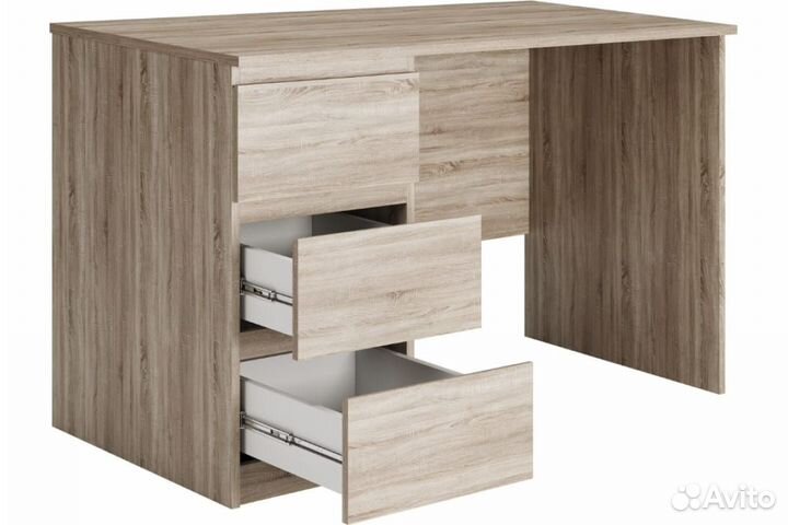 Стол рабочий с ящиками Кастор новый