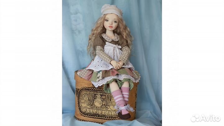 Текстильная куколка Ксюша