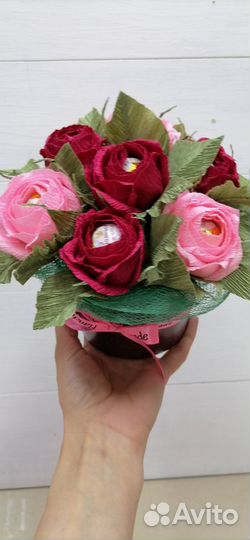 Букеты в подарок ручной работы