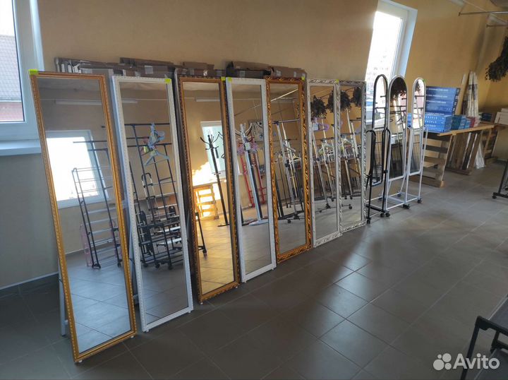 Напольное зеркало новое в полный рост красивое
