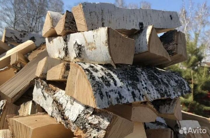 Дрова березовые колотые