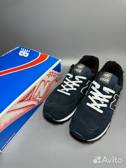 Кроссовки мужские великаны new balance 574 зимние