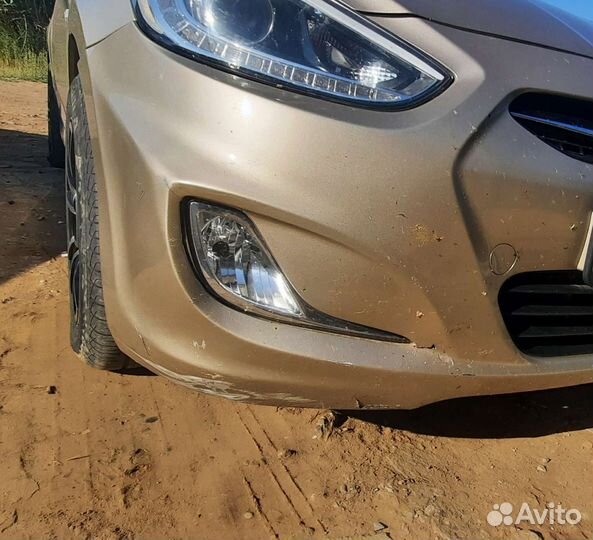 Бампер hyundai solaris б/у