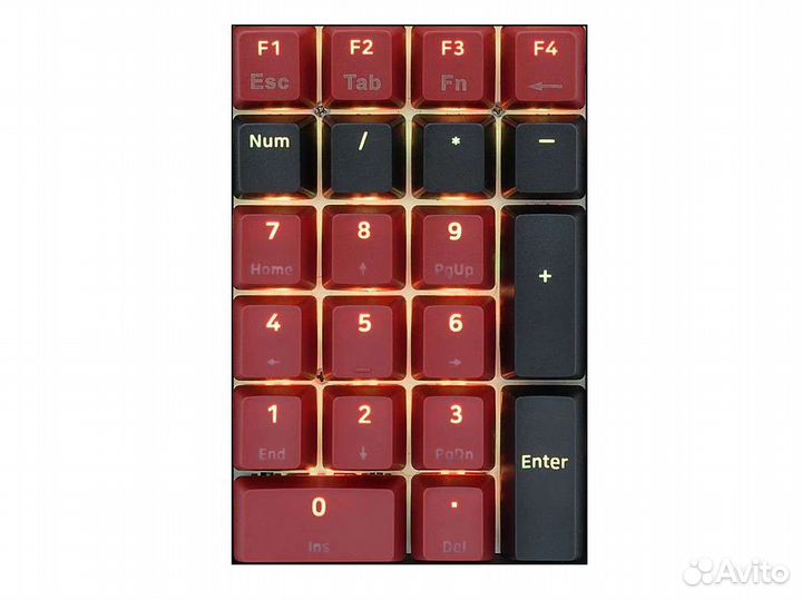 Кейкапы num + black switch