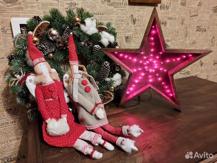 Новогодние украшения ручной работы