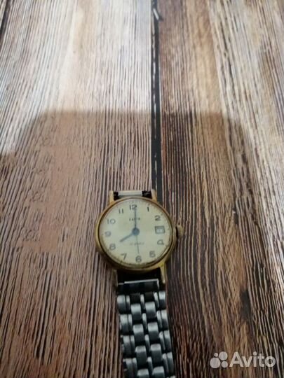 Часы женские наручные механические Заря, Au, сс