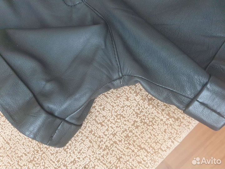 Шорты женские кожаные