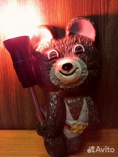 Светильник настенный, Олимпийский мишка СССР