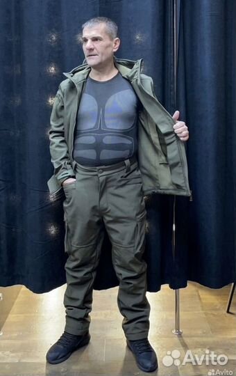 Демисезонный костюм Soft Shel Олива