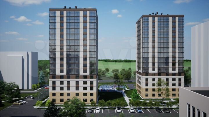 3-к. квартира, 83,5 м², 9/16 эт.