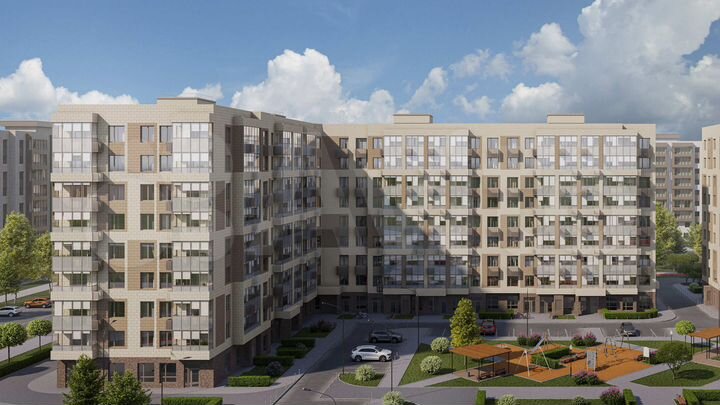 3-к. квартира, 89 м², 6/9 эт.