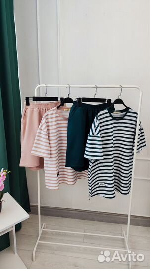 Комплект шорты и футболка женский