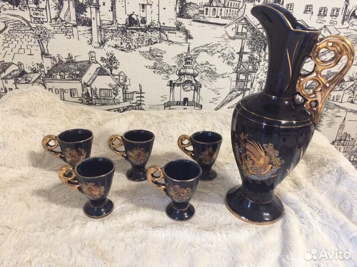 Коньячный сервиз. Турция. Винтаж