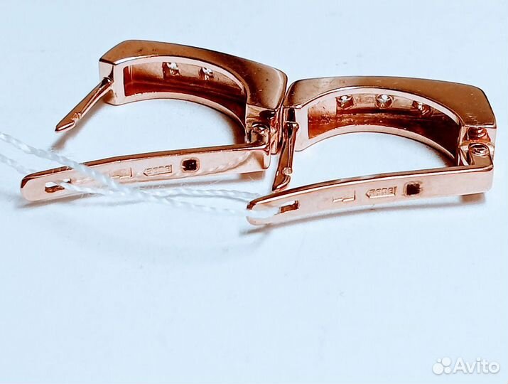 Золотые серьги 585 проба