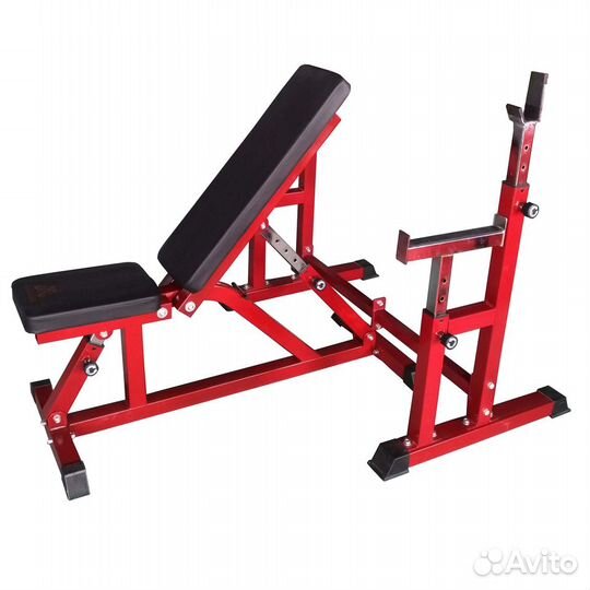 Силовая скамья со стойкой
