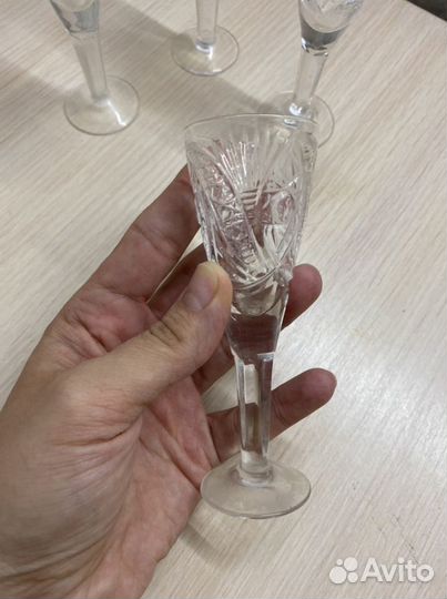 Винтажные Хрустальные рюмки СССР
