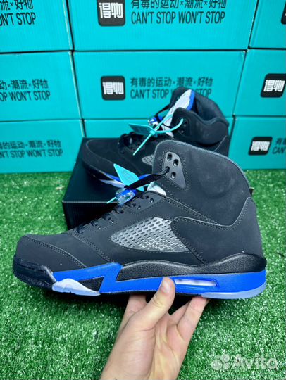 Nike air jordan 5 retro racer blue оригинал