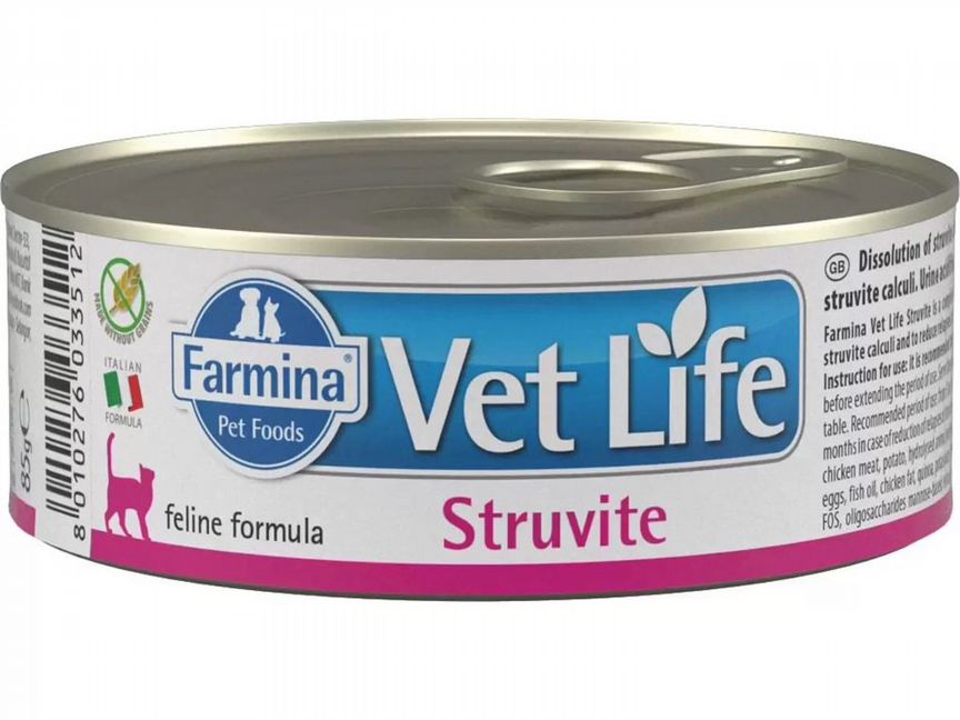 Farmina Vet Life Struvite влажный корм для кошек