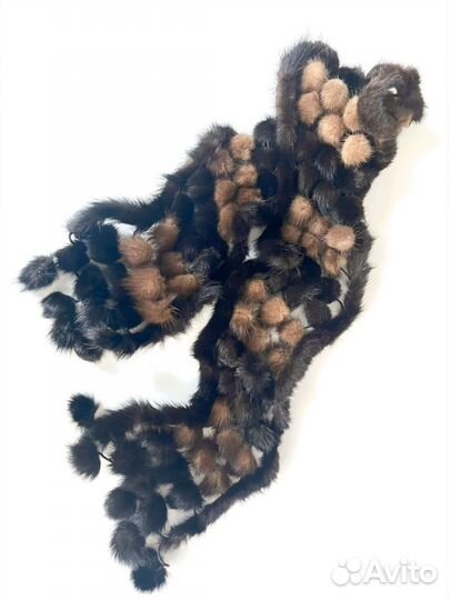 Шарф из норки женский