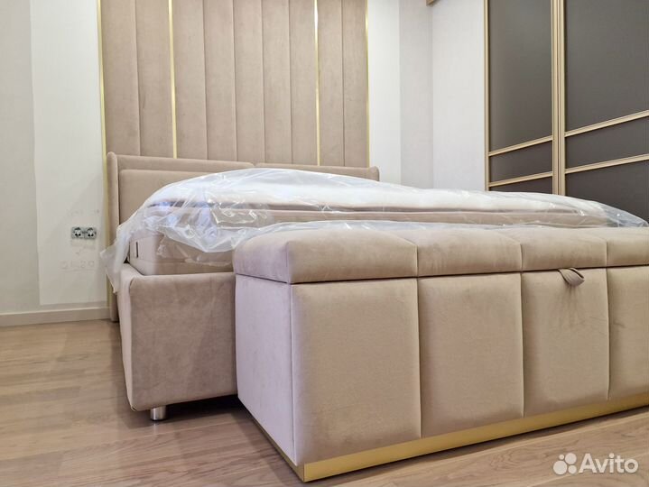 Мягкие стеновые панели, кровати